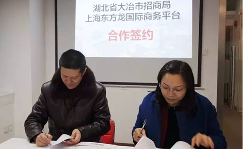 湖北省大冶市與東方龍商務達成委托招商引資合作，高效對接世界500強企業(yè)項目